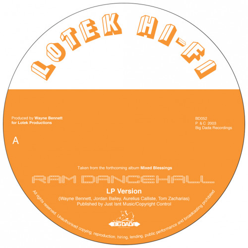 Ram Dancehall - Lotek Hi-Fi